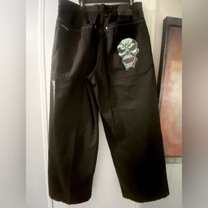 90s y2k Black JNCO Skull Jeans